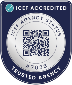 Sello de acreditación ICEF de WRÜ