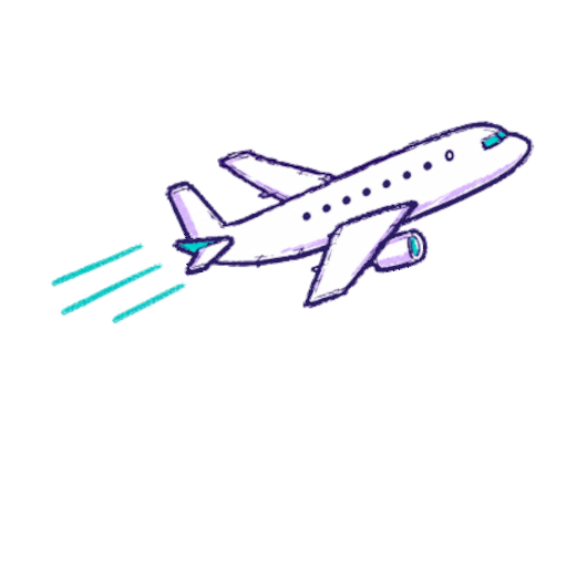 Icono de avión para escritorio