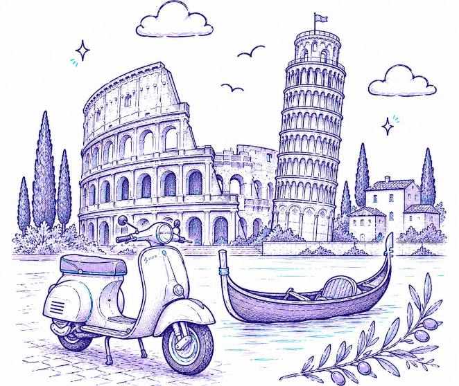 Italia - Estudia italiano